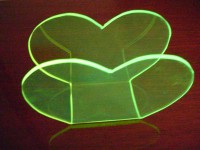 PORTA GUARDANAPO FLUORESCENTE